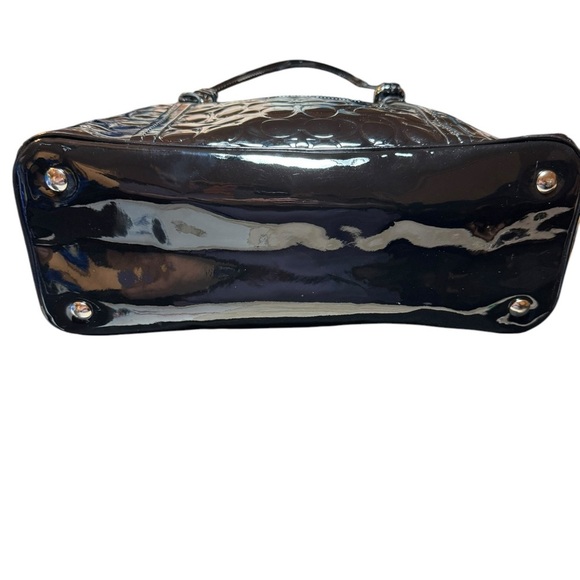 Coach Peyton OP Art Double Zip Satchel - Picture 6 of 11